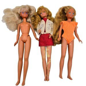 1994 Babysitter Skipper 1987 Island Fun 1986 Jewel Secrets Skipper Barbie Doll